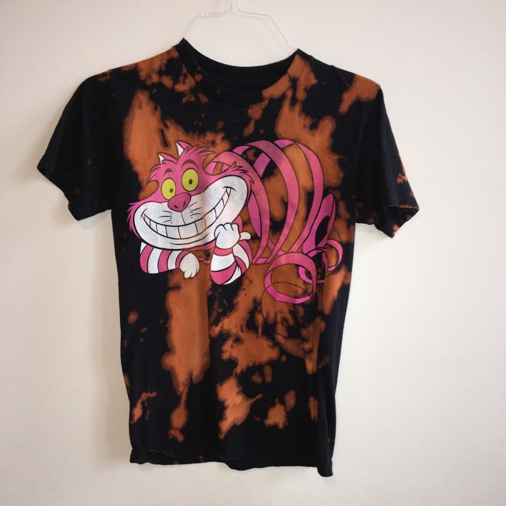 Cheshire Cat Bleach Dyed T-Shirt